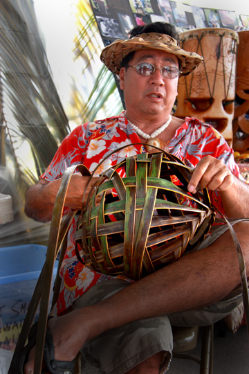 Glenn Okuma: Coconut Weaver at Afook-Chinen Auditorium